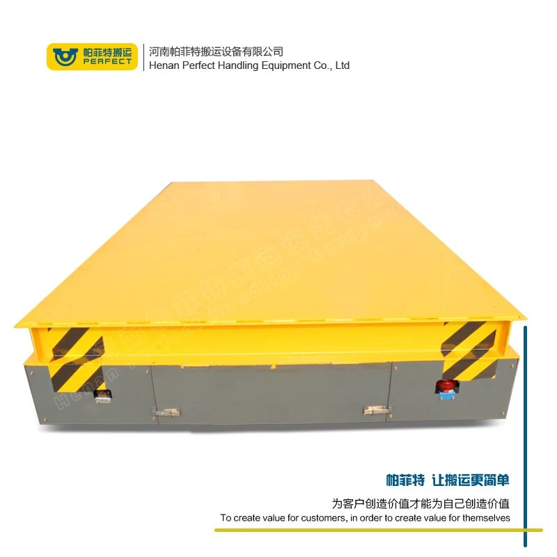 Customized Industrial Electric Transfer Cart For Mechanical Equipment Workshop 50 Tons factory