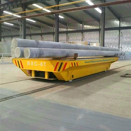 Carro de transfer industrial per a la manipulació d'acer de 20 tones