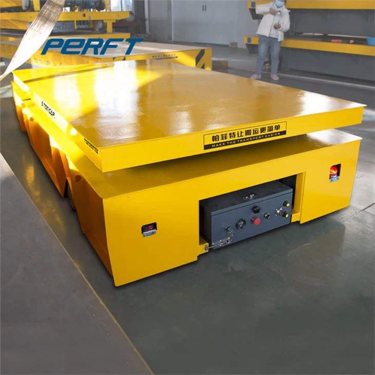 Hudrauli Protable Lifting Platform Electric Rail Transfer Cart